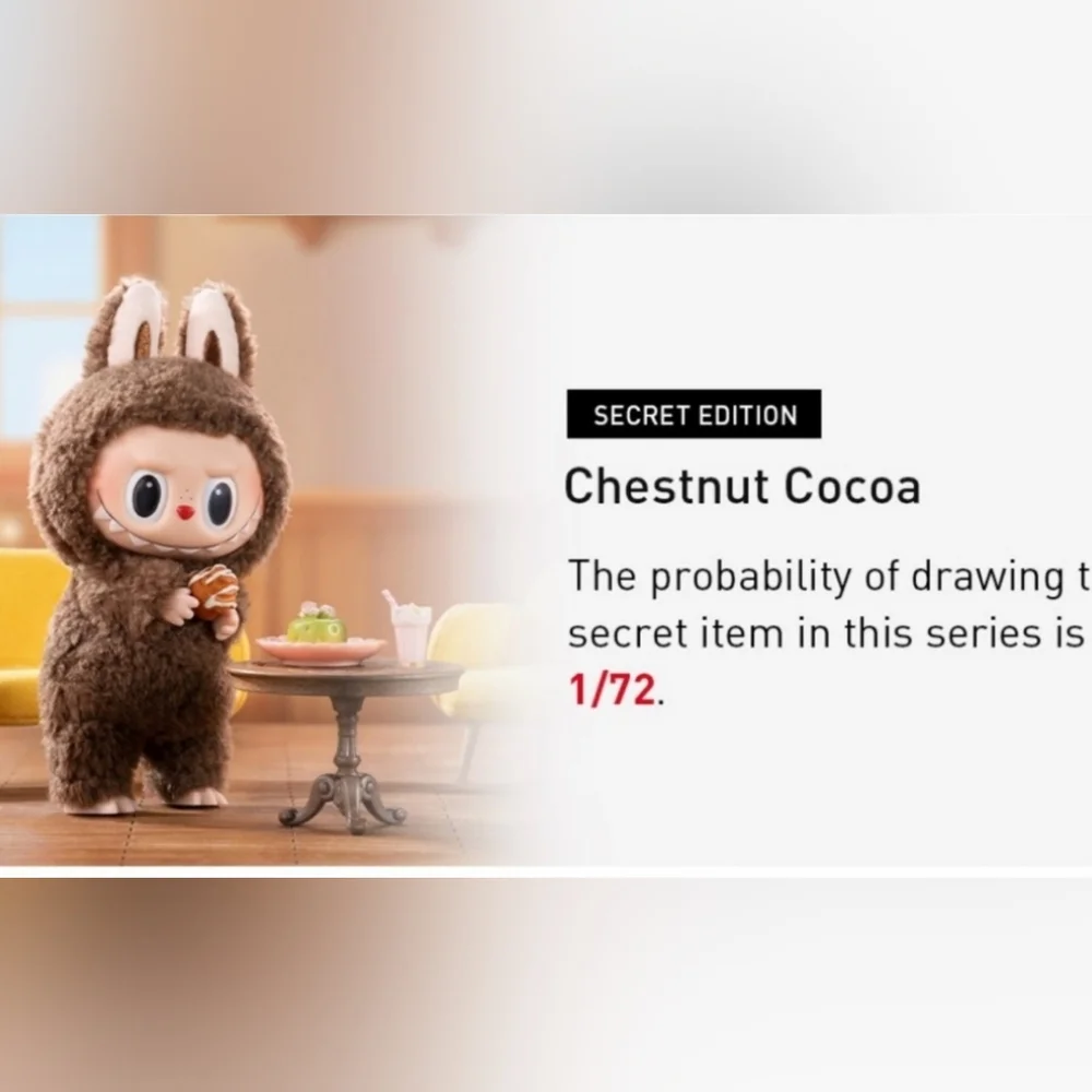 Authentic PopMart - The Monsters Exciting Macaron **SECRET Chestnut Cocoa - Picture 8 of 11